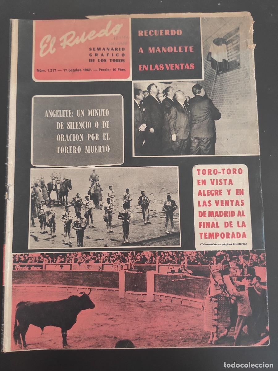Tauromaquia: REVISTA EL RUEDO. N&ordm; 1217. A&Ntilde;O 1967. RECUERDO A MANOLETE EN LAS VENTAS. UNA NUEVA FIGURA DEL .. LEER