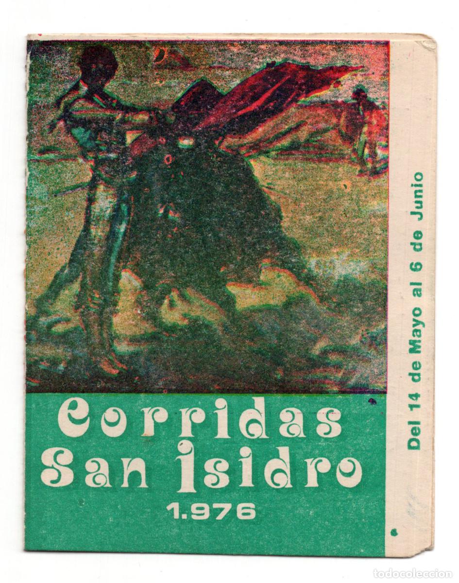 Tauromaquia: FERIA DE SAN ISIDRO MADRID 1976, PROGRAMA DE LAS CORRIDAS. - Foto 1