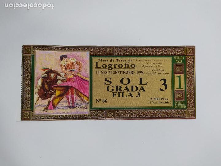 Tauromachia: ENTRADA PLAZA DE TOROS DE TUDELA. 21 DE SEPTIEMBRE DE 1998. TDKP20W