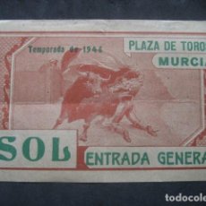 Tauromaquia: ENTRADA TOROS. PLAZA DE MURCIA 1946