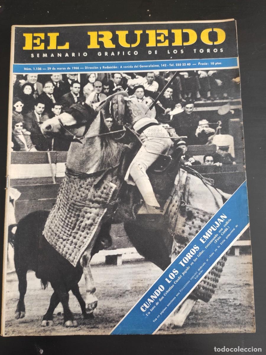 Tauromaquia: REVISTA EL RUEDO. N&ordm; 1.136. A&Ntilde;O 1966. OTRA NOVILLADA SIN PENA NI GLORIA EN LAS VENTAS. EL MON.. LEER