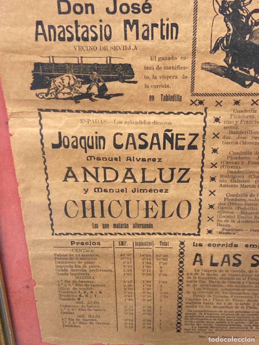 Tauromaquia: Antiguo cartel de toros - Foto 3