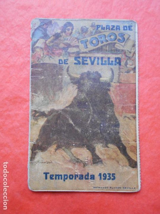 Tauromaquia: ABONO PLAZA DE TOROS DE SEVILLA A&Ntilde;O 1935 - Foto 1