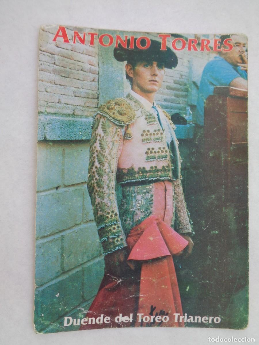 Tauromaquia: POSTAL PROMOCIONAL DEL TORERO DE TRIANA ANTONIO TORRES. PUBLICIDAD DEL KIOSKO DE LAS FLORES