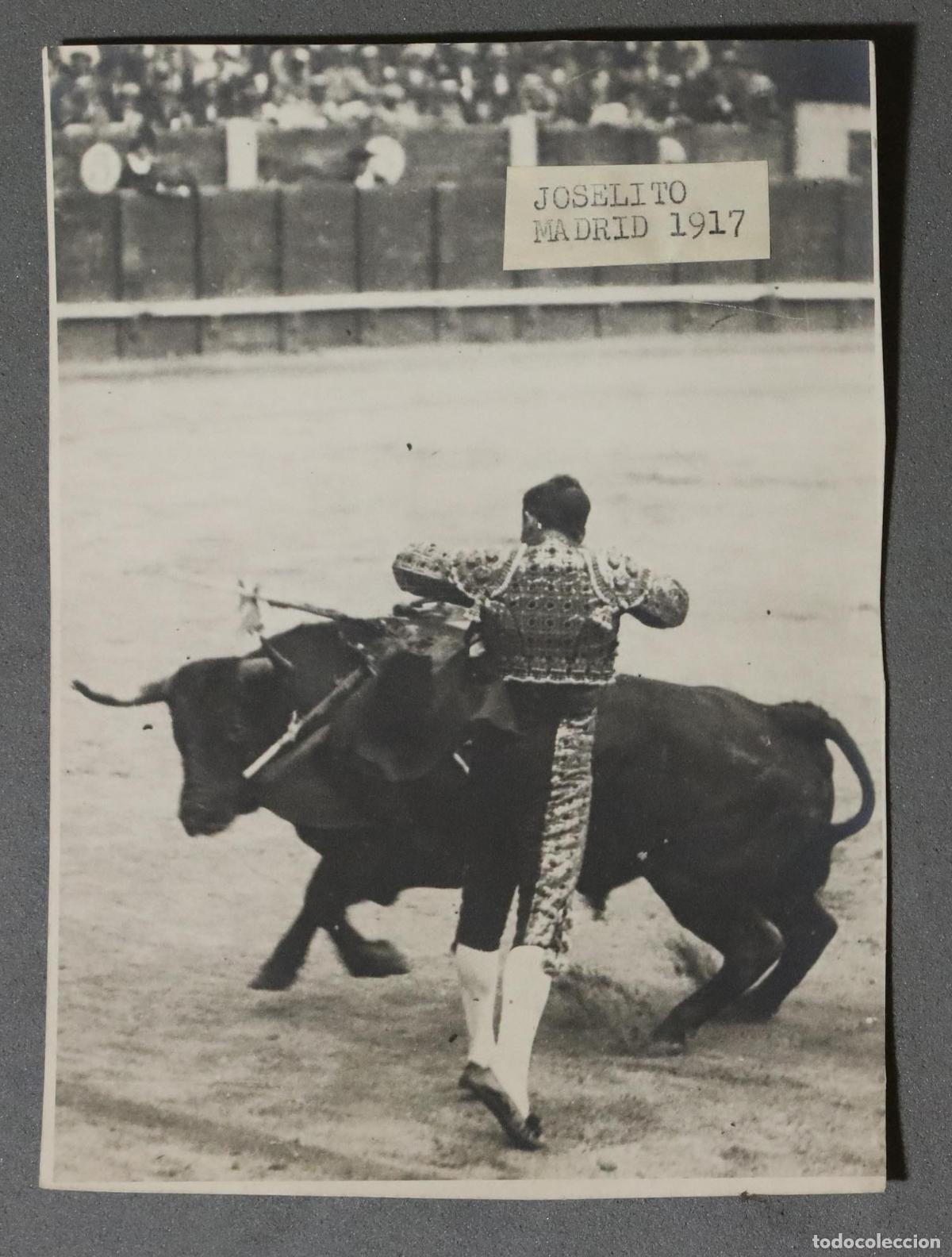 Tauromaquia: FOTOGRAFIA. JOSELITO. MADRID. 1917