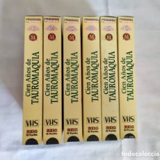 Tauromaquia: COLECCIÓN 6 VHS ”CIEN AÑOS DE TAUROMAQUIA” DE 1992