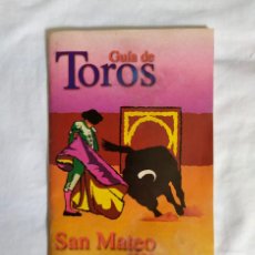 Tauromaquia: PROGRAMA DE TOROS FIESTAS DE SAN MATEO EN VALLADOLID DE 1999