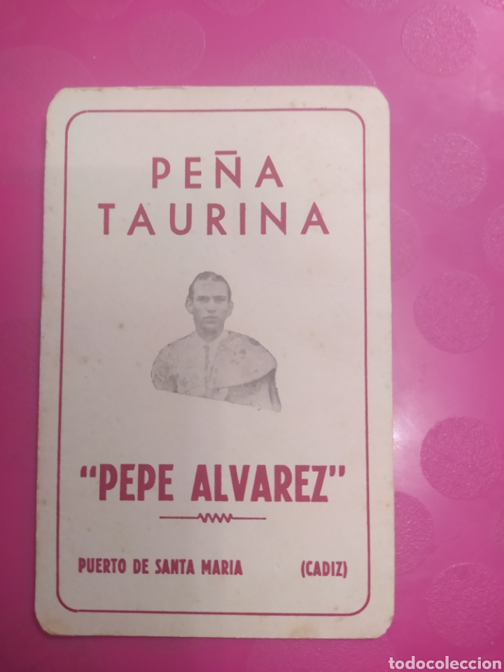 Tauromaquia: ABRIL DEL 58. PE&Ntilde;A TAURINA PEPE ALVAREZ. CARNET DE SOCIO N&deg;113. EL PTO STA MARIA