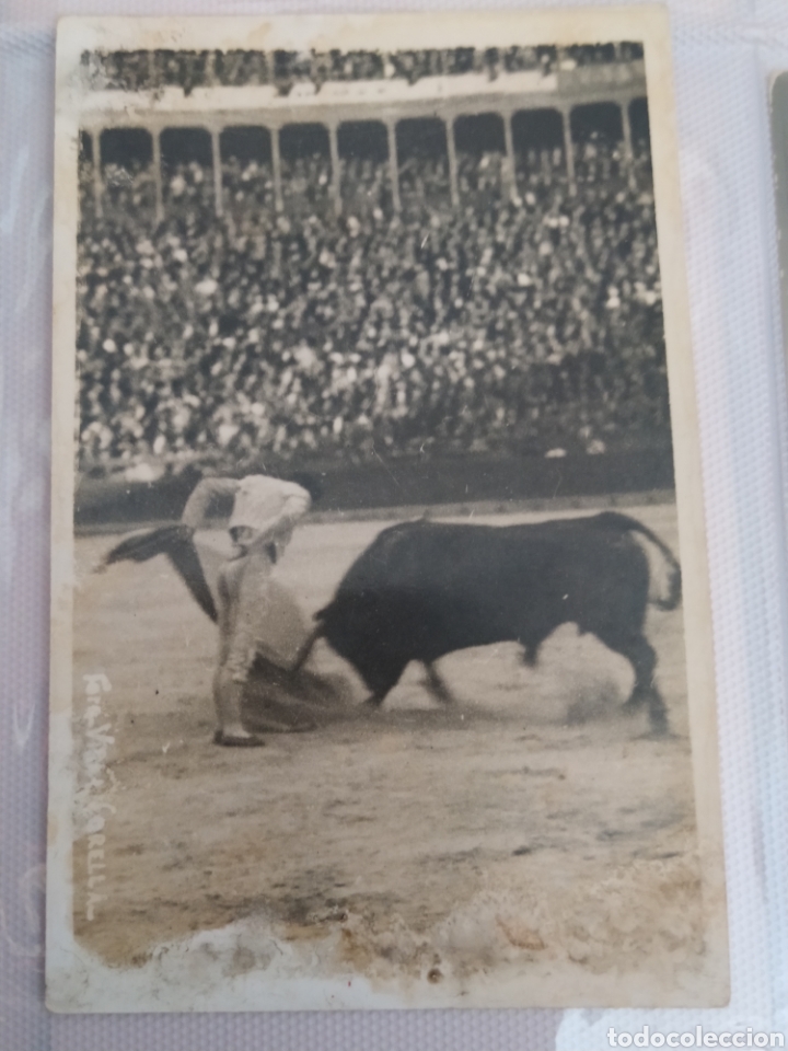 Tauromaquia: FIRMA DEL GANADERO VICTORIANO EN POSTAL DIRIGIDA AL DOCTOR CARRETERO