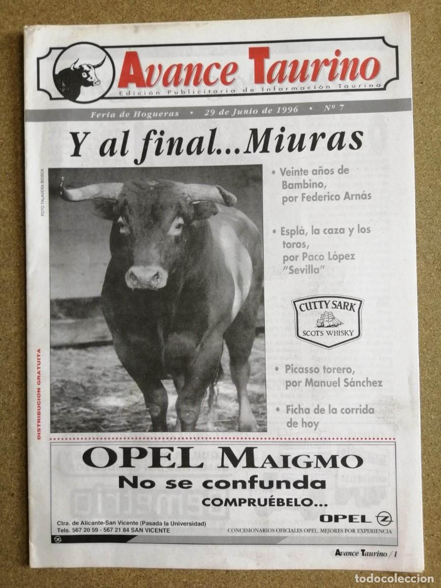 Tauromaquia: AVANCE TAURINO (NUMERO 7) - Foto 1