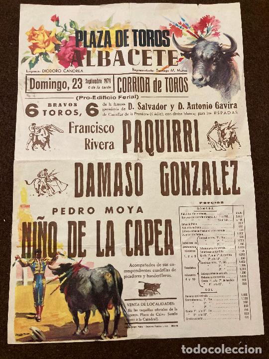 Tauromaquia: Plaza de toros de Albacete Paquirri,D&aacute;maso Gonz&aacute;lez y Ni&ntilde;o de la Capea 1979 pro edificio Ferial
