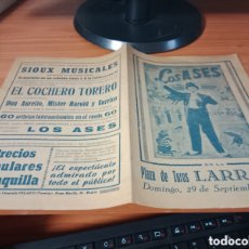 Tauromaquia: PROGRAMA PLAZA DE TOROS DE LARRAGA 1957