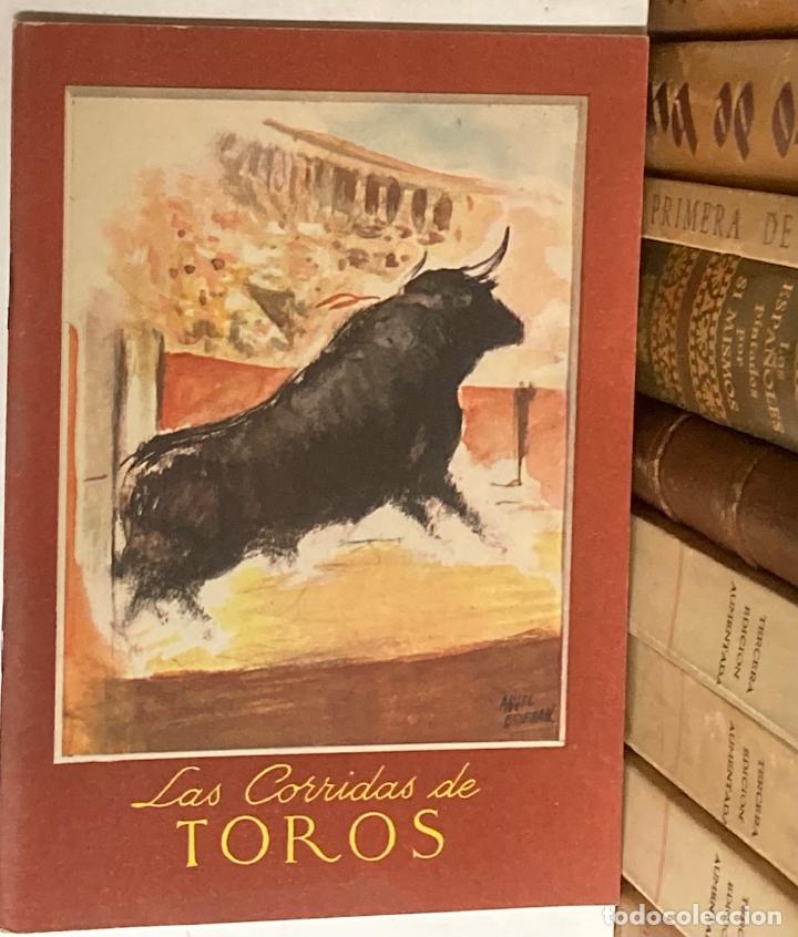 Tauromachie: LAS CORRIDAS DE TOROS POR JULI&Aacute;N JUAREZ UGENA - FOLLETO TUR&Iacute;STICO MUY ILUSTRADO