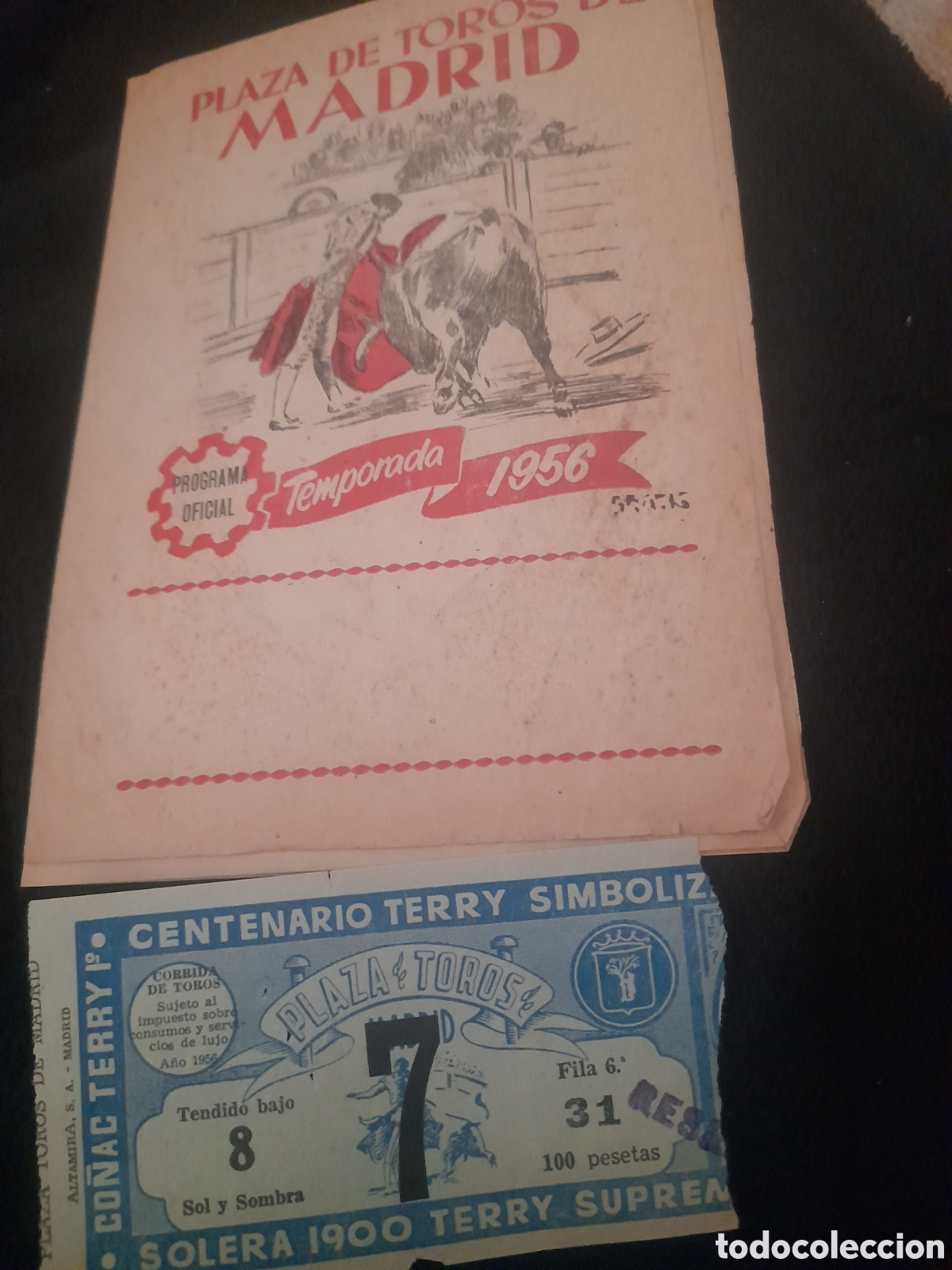 Tauromaquia: Plaza de toros de Madrid, Corrida de 17 de mayo de 1956, Feria de San Isidro, con una entrada