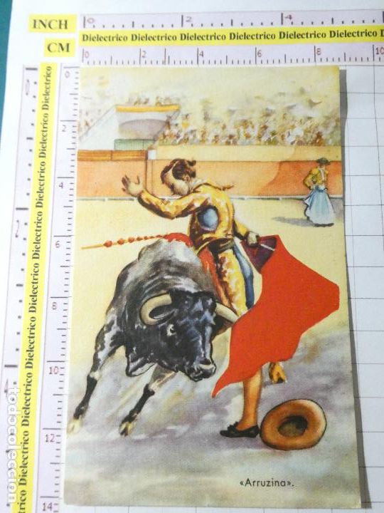 Tauromachia: POSTAL DE TOROS TAUROMAQUIA. A&Ntilde;OS 30 50. ARRUZINA PABLO DUMMATXEN. 387