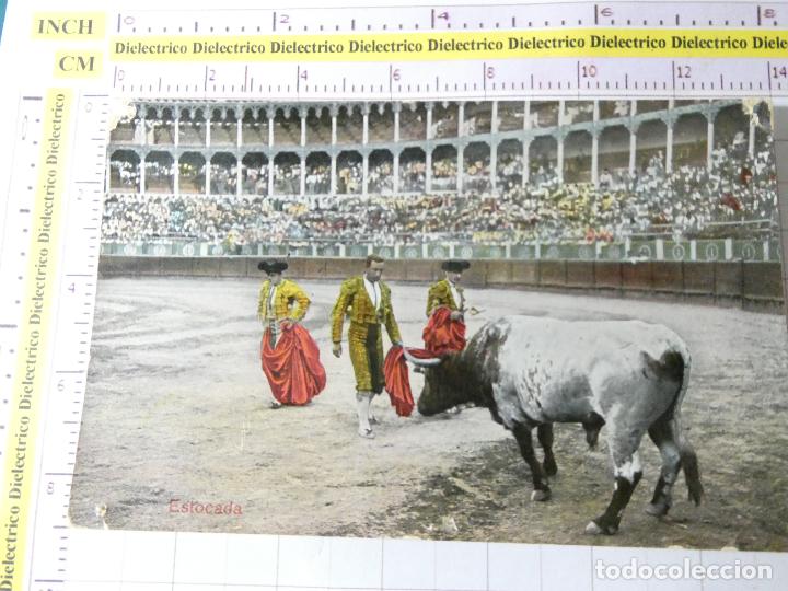 Tauromachie: POSTAL DE TOROS TAUROMAQUIA. A&Ntilde;OS 10 30. ESTOCADA HERMANO GALLO GALLITO 21 JULIO 1913 VALENCIA 403