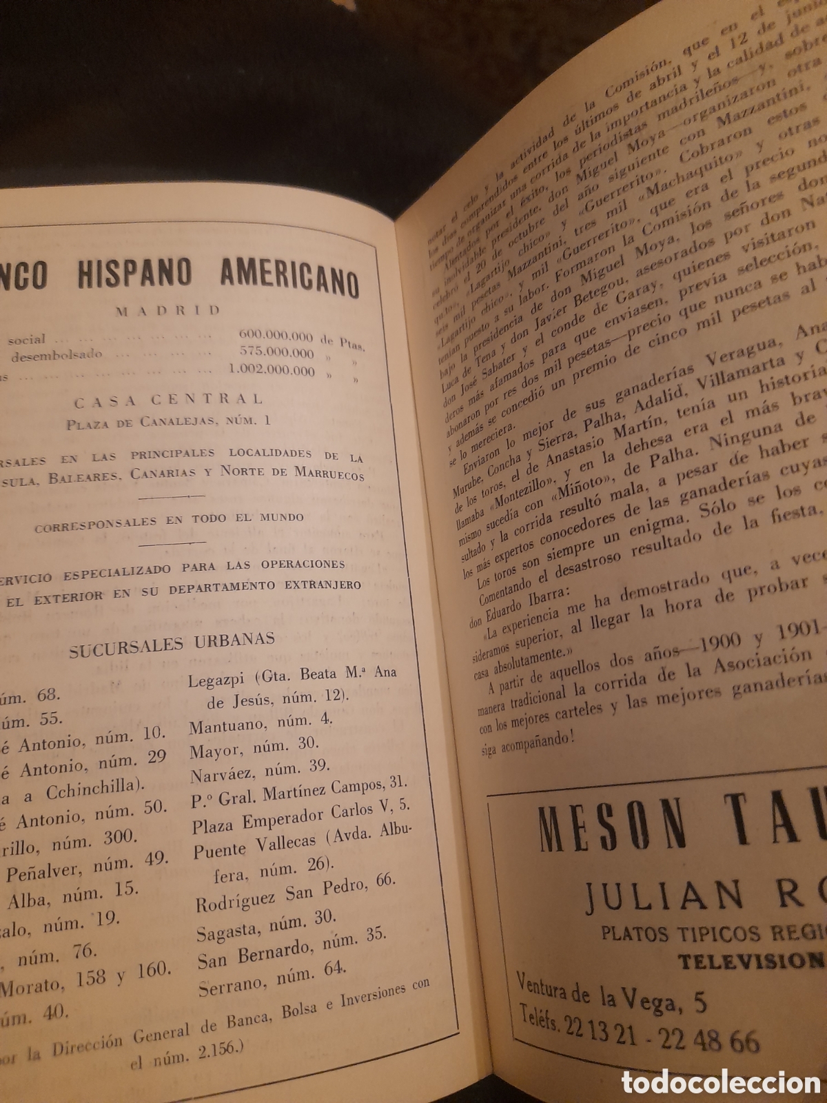 Tauromaquia: Programa, Gran Corrida de la Prensa de 1958 - Foto 11