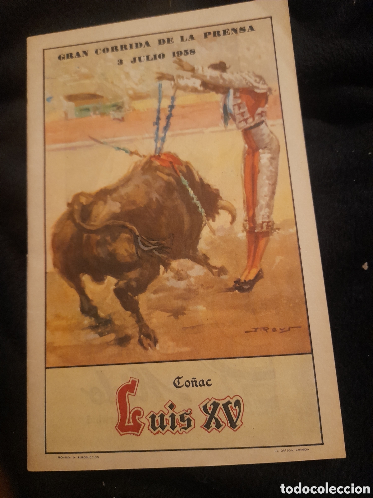 Tauromaquia: Programa, Gran Corrida de la Prensa de 1958 - Foto 1