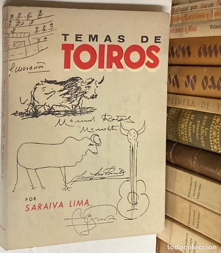 Stierkampf: A&Ntilde;O 1958 - TEMAS DE TOIROS POR SARAIVA LIMA - LIBRO TOROS PORTUGU&Eacute;S