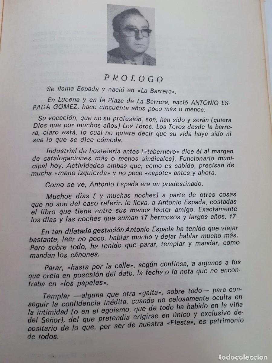 Tauromaquia: Libro Toros Lucena C&oacute;rdoba - Foto 4