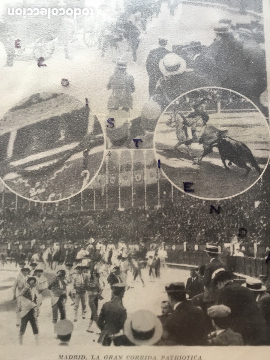 Tauromaquia: - Tauromaquia - Toros y toreros - LA GRAN CORRIDA PATRI&Oacute;TICA. Las Ventas 1921. Rejoneador Ca&ntilde;ero