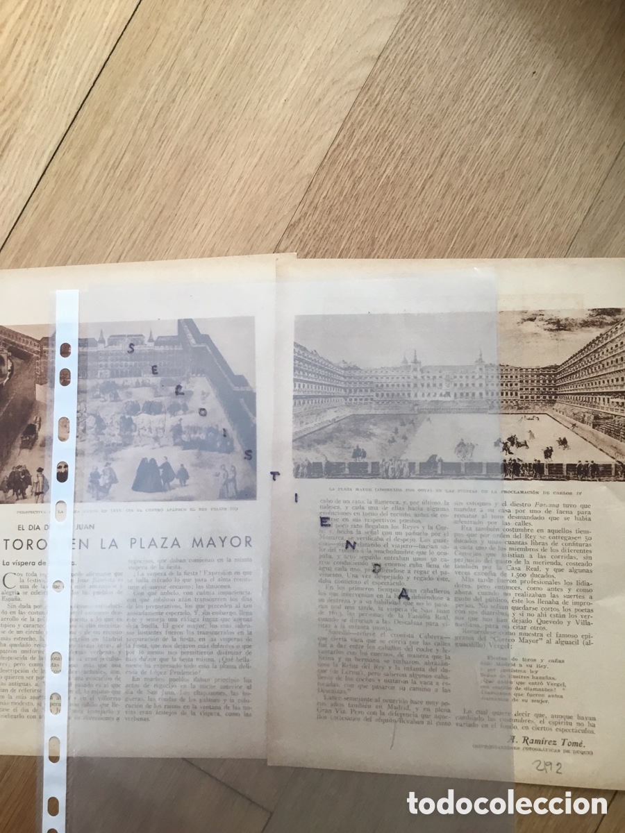 Tauromaquia: - Tauromaquia - Toros y Toreros - Madrid - Toros en la Plaza Mayor - 1933