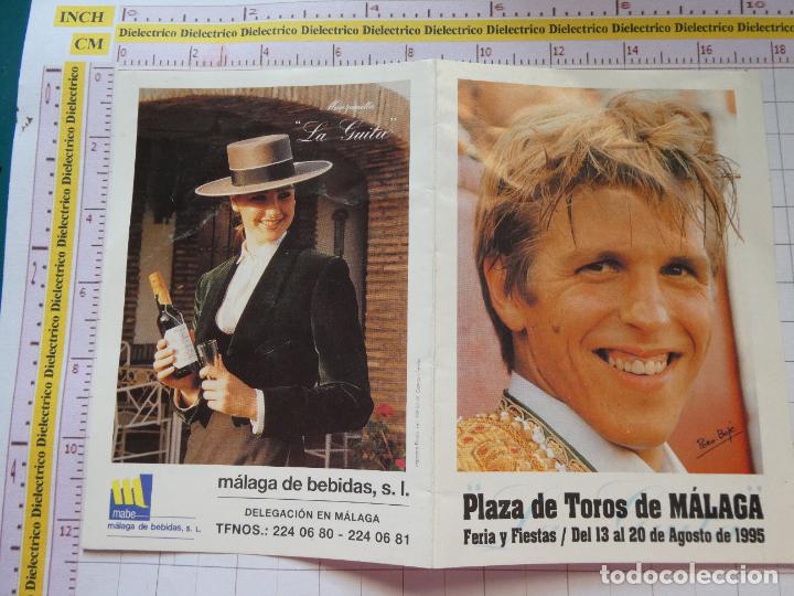 Stierkampf: PROGRAMA DE MANO TAUROMAQUIA FERIA TAURINA TOROS M&Aacute;LAGA A&Ntilde;O 1995. EL CORDOB&Eacute;S 15