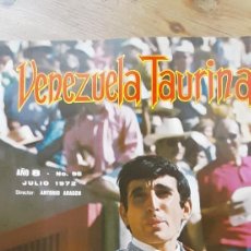 Tauromaquia: VENEZUELA TAURINA. NÚMERO 95. JULIO 1972.