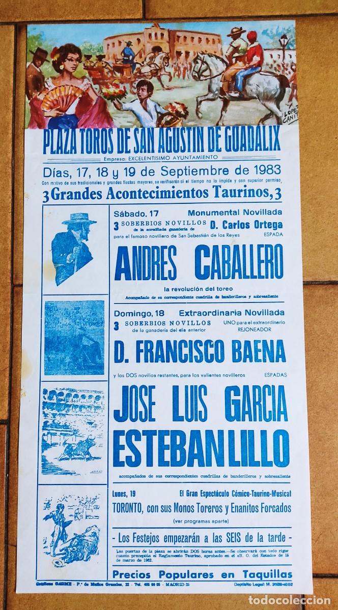 Tauromaquia: CARTEL DE TOROS de SAN AGUST&Iacute;N DE GUADALIX