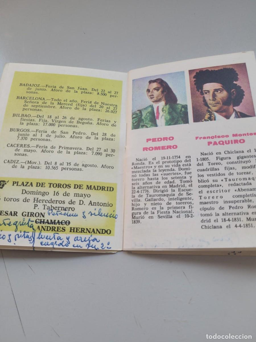 Tauromaquia: Programa Feria de San Isidro Madrid 1965 G3 - Foto 4