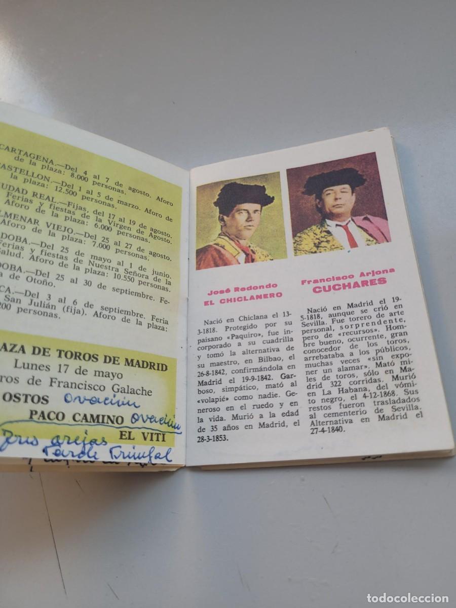 Tauromaquia: Programa Feria de San Isidro Madrid 1965 G3 - Foto 5