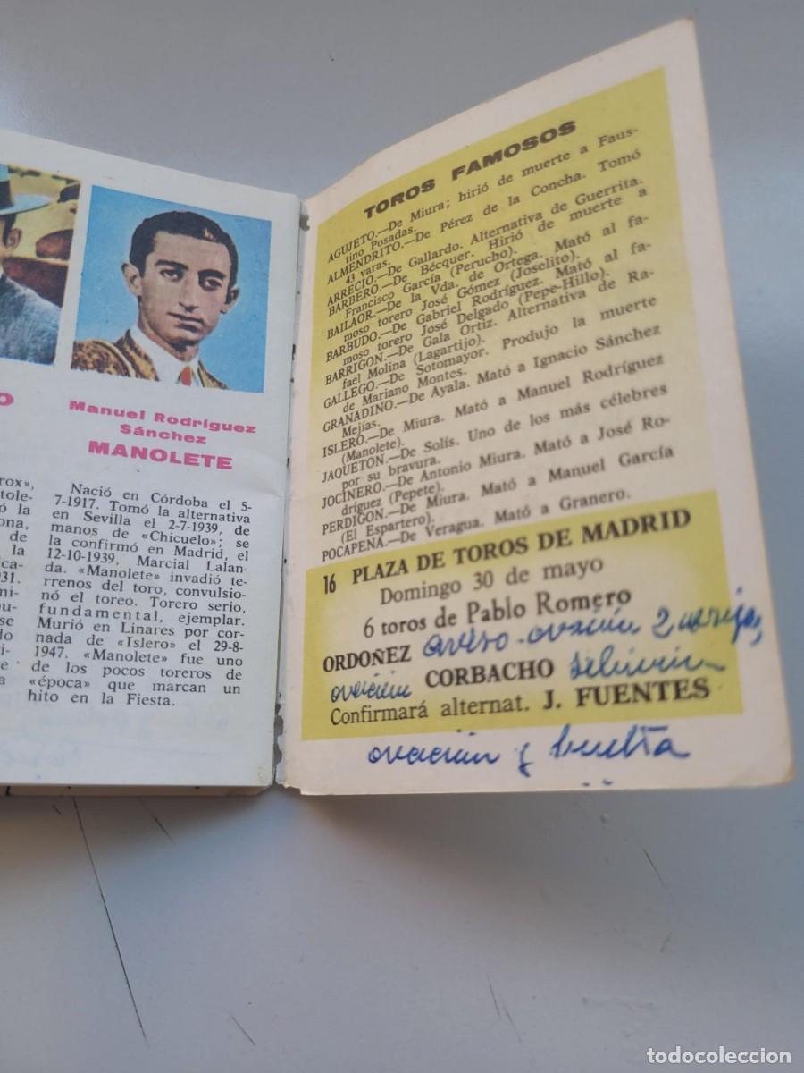 Tauromaquia: Programa Feria de San Isidro Madrid 1965 G3 - Foto 7