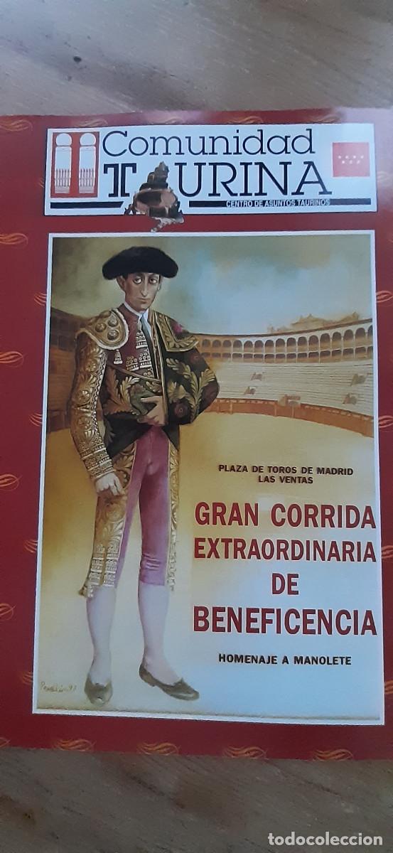 Tauromaquia: Comunidad Taurina. Plaza de Las Ventas. Corrida de beneficencia 1997. Homenaje a Manolete.