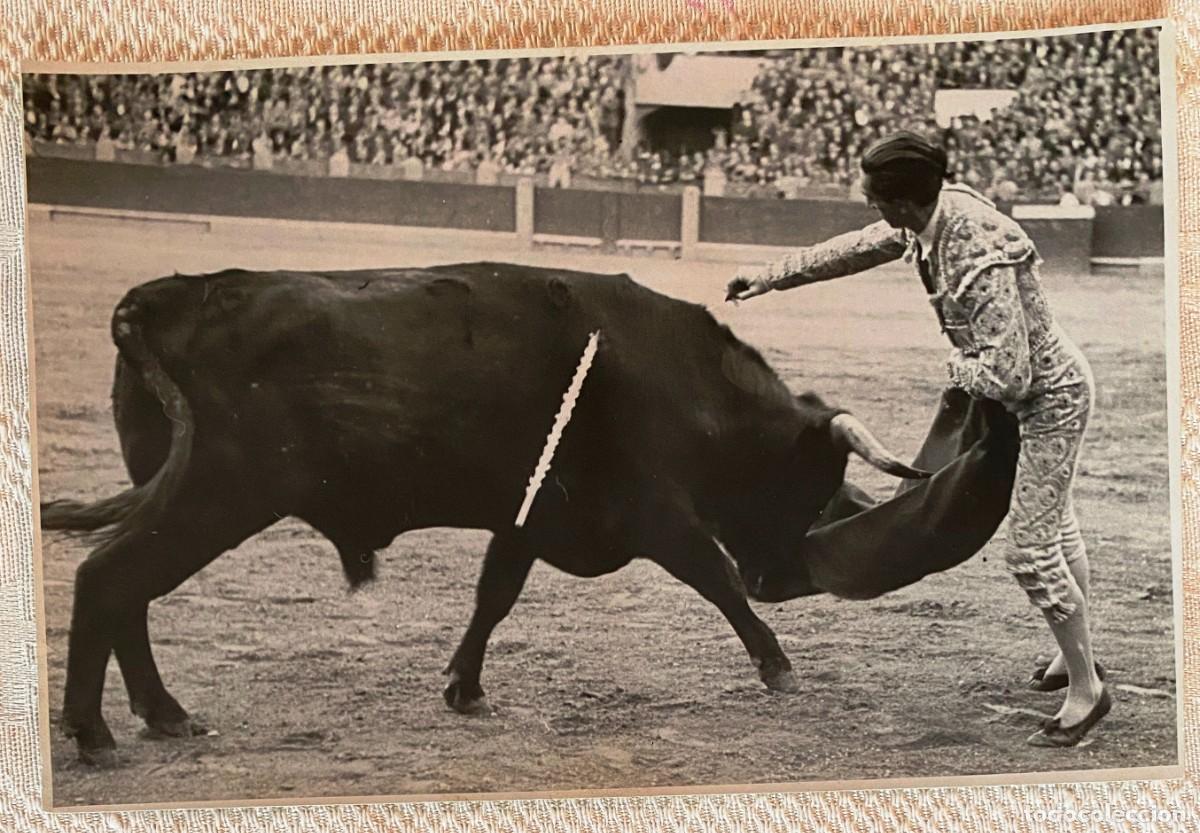 Tauromaquia: FOTOGRAFIA DE MANUEL RODRIGUEZ, MANOLETE, FOTO MARTIN SANTOS YUBERO, MIDE 17,3 X 11,4 CMS., VER LAS
