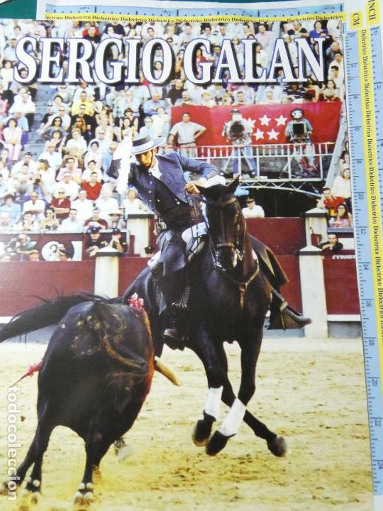 Bullfighting: FOTO TARJET&Oacute;N TARJETA DE TOROS TAUROMAQUIA. FOTO TORERO SERGIO GAL&Aacute;N REJONEADOR. 12