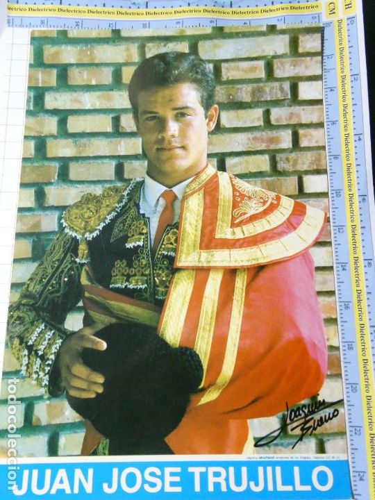 Tauromachie: FOTO TARJET&Oacute;N TARJETA DE TOROS TAUROMAQUIA. FOTO TORERO JUAN JOS&Eacute; TRUJILLO. 13