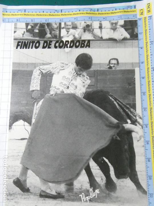 Tauromachia: FOTO TARJET&Oacute;N TARJETA DE TOROS TAUROMAQUIA. FOTO TORERO FINITO DE C&Oacute;RDOBA. 19