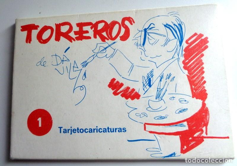 Tauromaquia: COLECCI&Oacute;N 10 POSTALES TOREROS MANOLETE TOROS TAUROMAQUIA CARICATURAS D&Aacute;VILA. EDICIONES ARTE 1979
