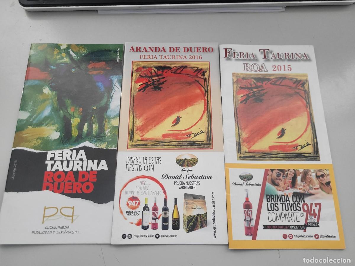 Tauromaquia: PROGRAMA DE TOROS DE ROA Y ARANDA DE DUERO C2 - Foto 1