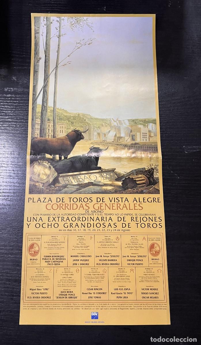 Tauromaquia: CARTEL. PLAZA TOROS VISTA ALEGRE. MADRID. 1997. PACO OJEDA, JOSELITO, RIVERA ORDO&Ntilde;EZ,JESULIN UBRIQUE