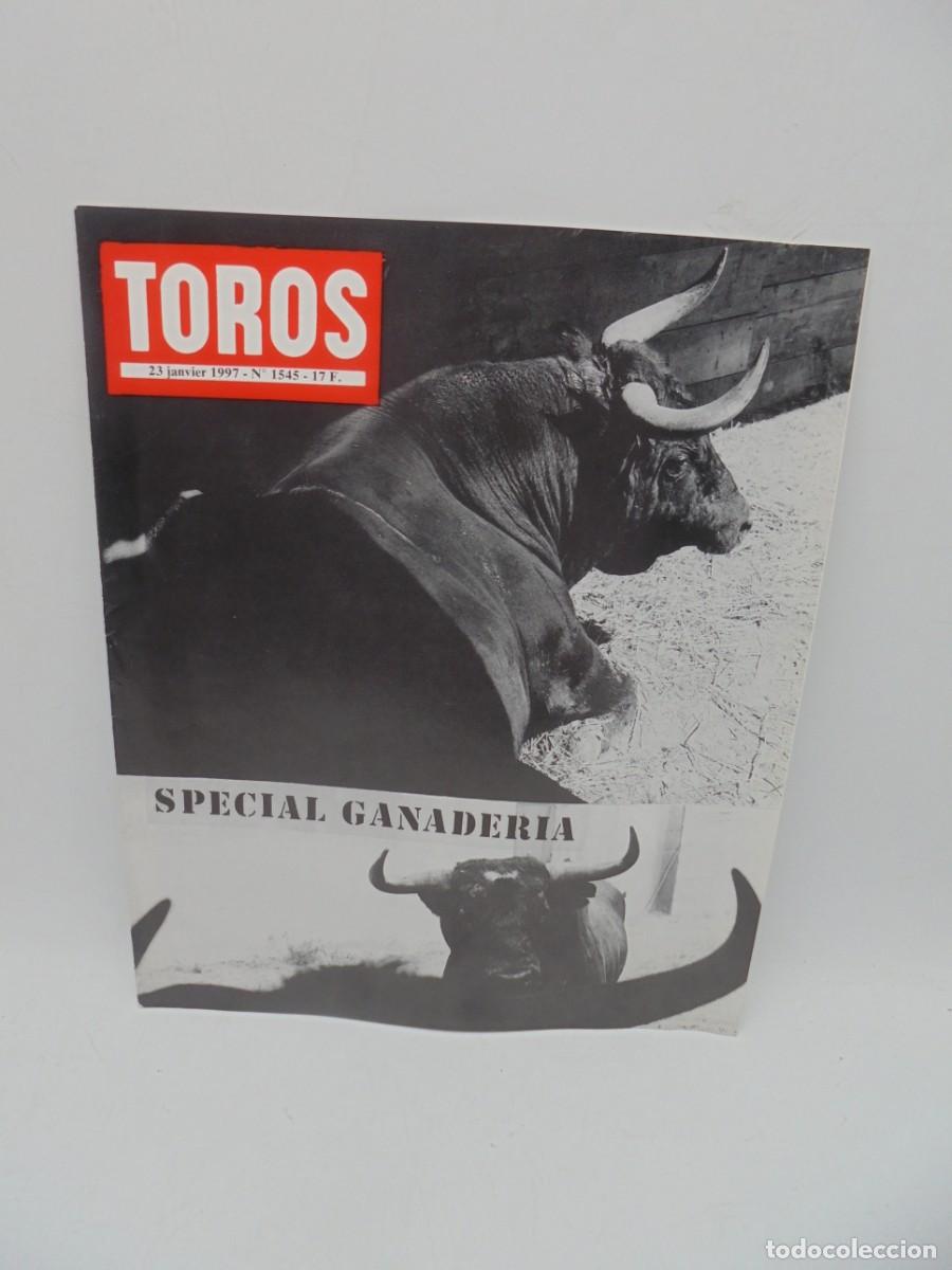 Tauromaquia: REVISTA TOROS. 23 JANVIER 1997. N&ordm; 1545. EN FRANCES. SPECIAL GANADERIA.