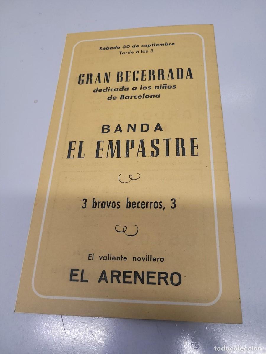 Tauromaquia: TOROS BARCELONA 1 961 - Foto 3