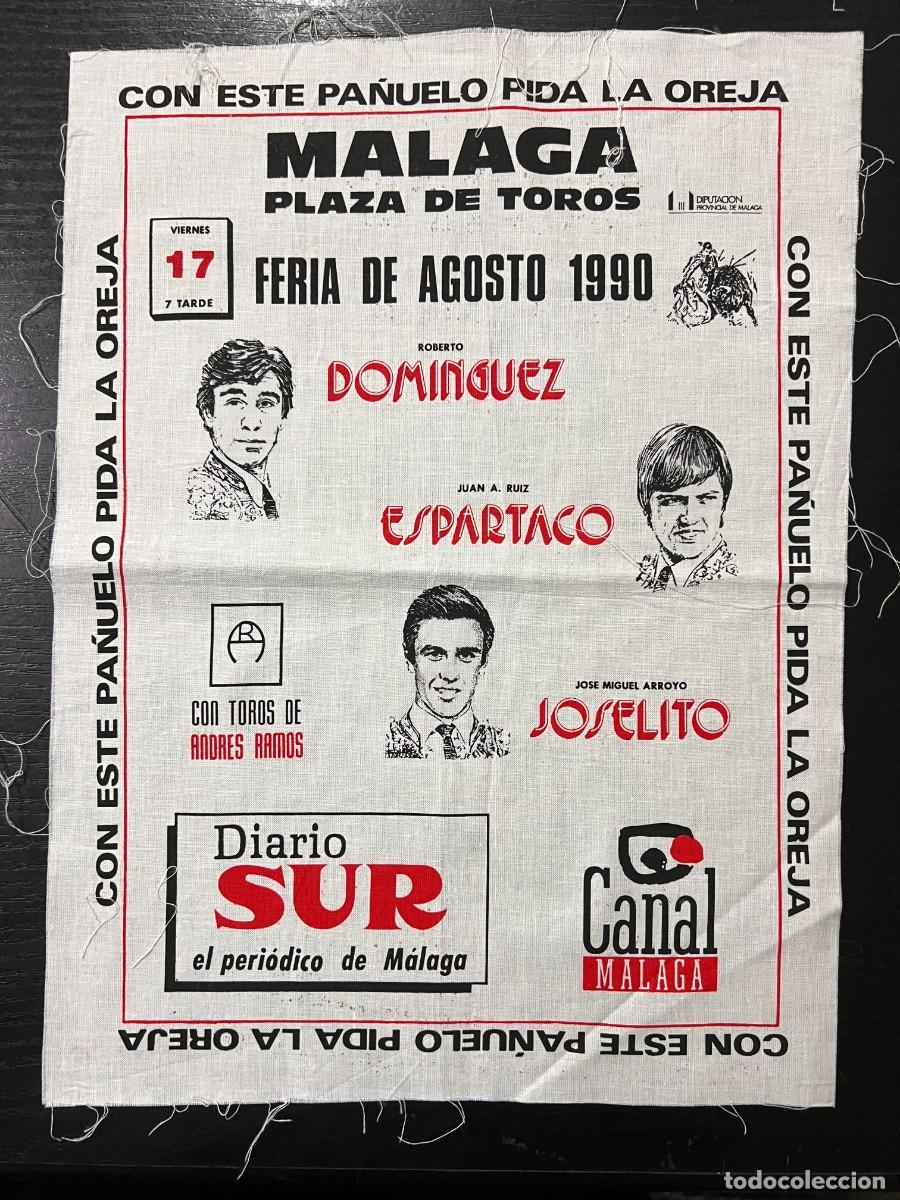 Tauromaquia: CARTEL SEDA. PLAZA TOROS M&Aacute;LAGA. 1990. GANADER&Iacute;A ANDR&Eacute;S RAMOS. ESPARTACO. JOSELITO. R. DOMINGUEZ