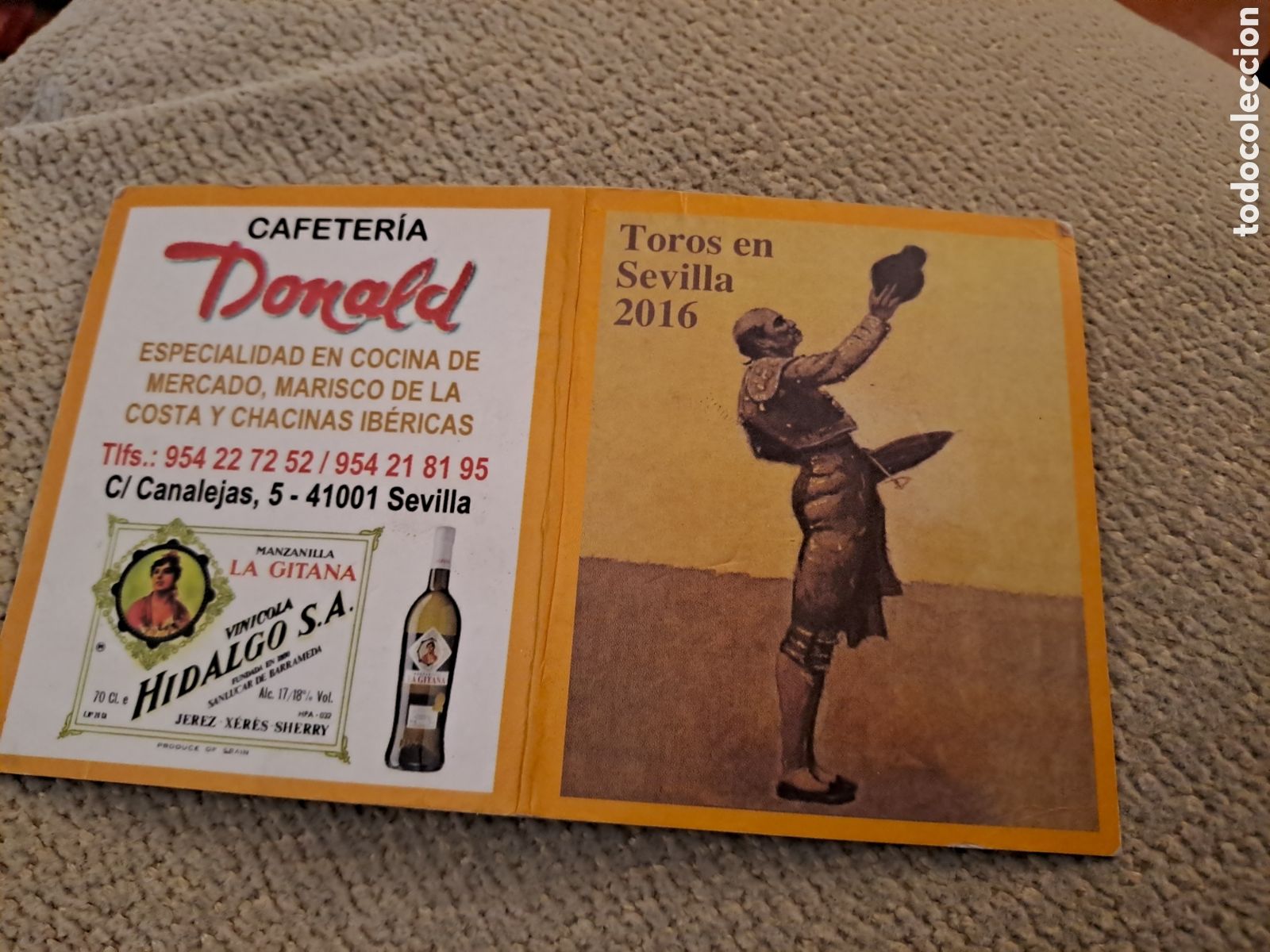 Tauromaquia: PEQUE&Ntilde;O CARTEL TODOS SEVILLA 2016 FERIA SAN MIGUEL