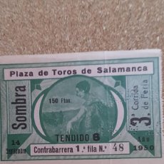 Tauromaquia: ENTRADA DE TOROS. PLAZA DE TOROS DE SALAMANCA. 14 DE SEPTIEMBRE DE 1950.