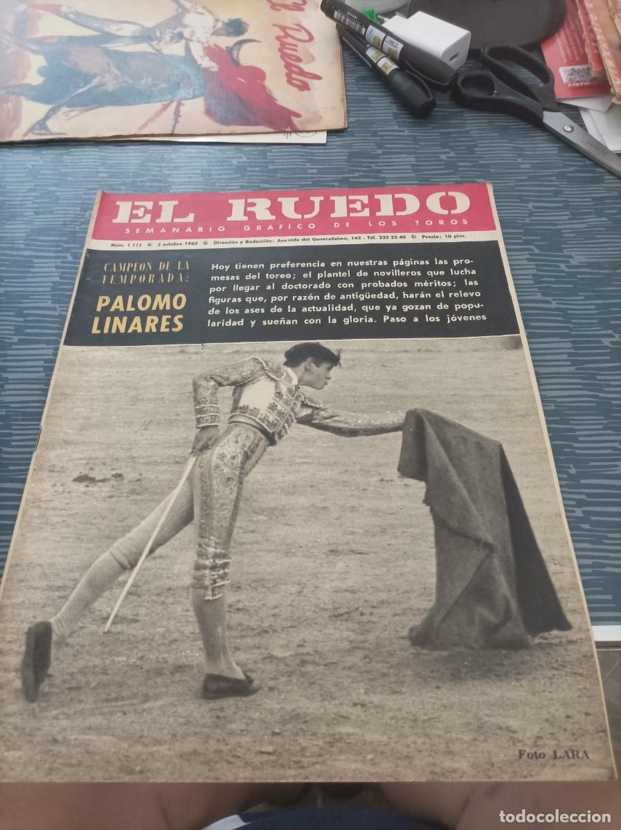 Bullfighting: REVISTA EL RUEDO,NUM.1111, OCTUBRE 1965,VER FOTOS,LEER