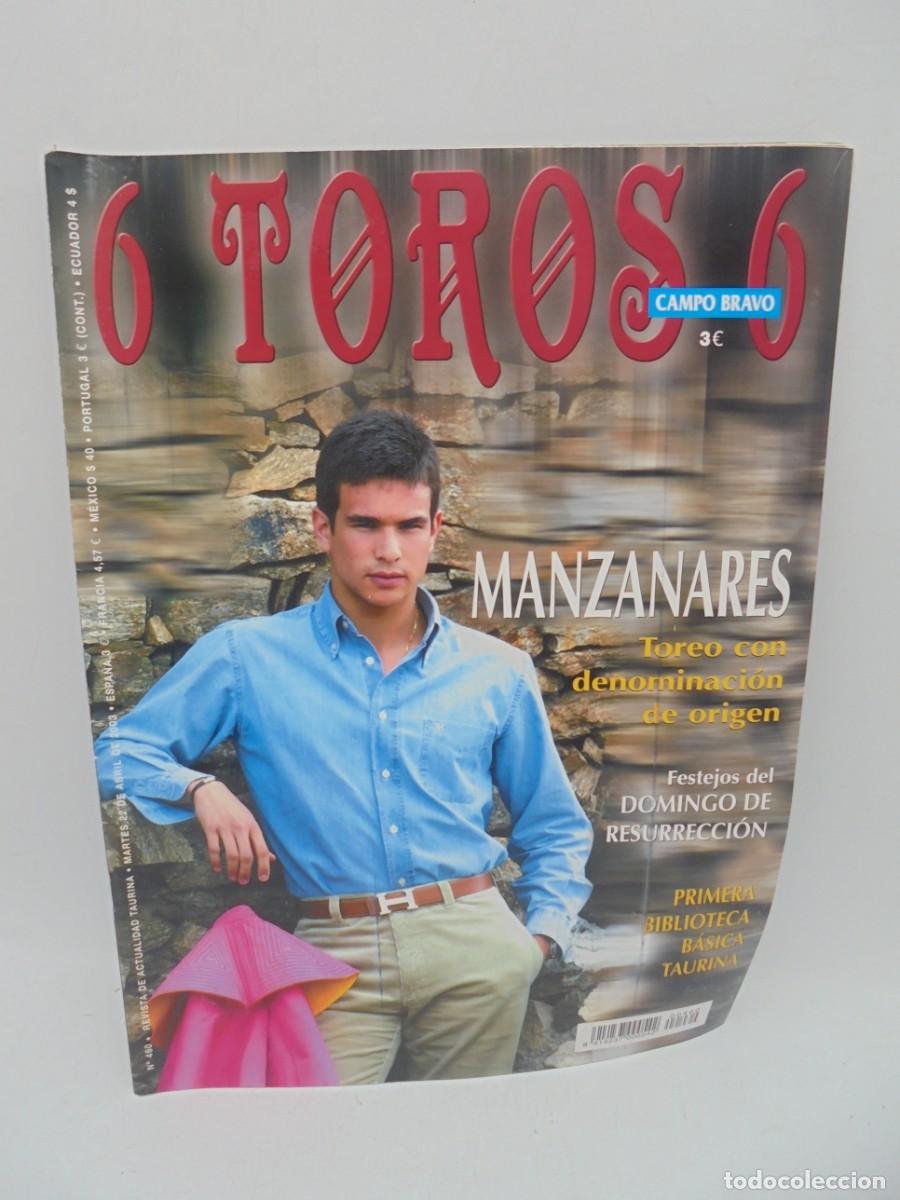 Tauromachia: REVISTA 6 TOROS 6. N&ordm;460. 2003. MANZANARES. TOREO CON DENOMINACION DE ORIGEN. 1&ordf; BIBLIOTECA TAURINA.