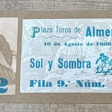 Tauromaquia: ENTRADA PLAZA DE TOROS DE ALMERIA, 16 AGOSTO 1966