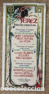 Tauromachia: FOLLETO FERIA DE JEREZ - MORANTE, CASTELLA, MANZANARES