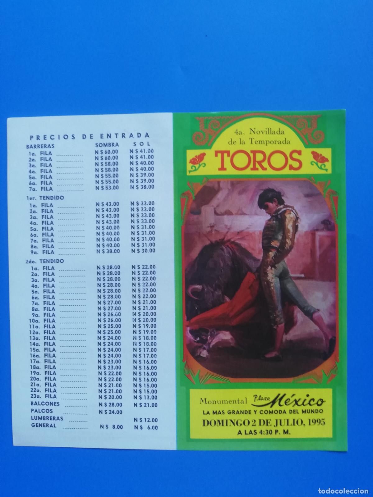 Tauromaquia: PROGRAMA TOROS. MEXICO. 1995. GANADERIA SAN FRANCISCO DE ASIS. FDO. OCHOA. MANOLO CHAVES. LUISITO.